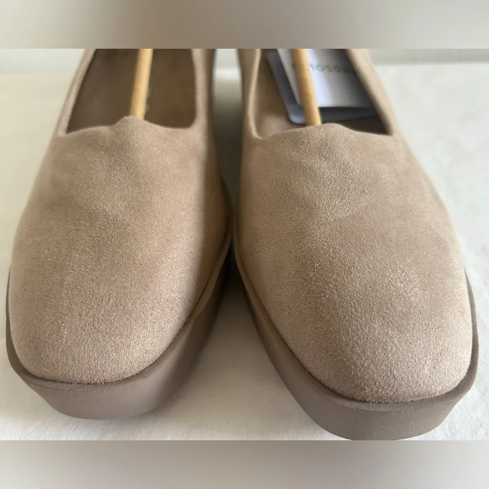 AEROSOLES Taupe Cowley Casual Wedge Slip-on Shoes Sz‎ 10